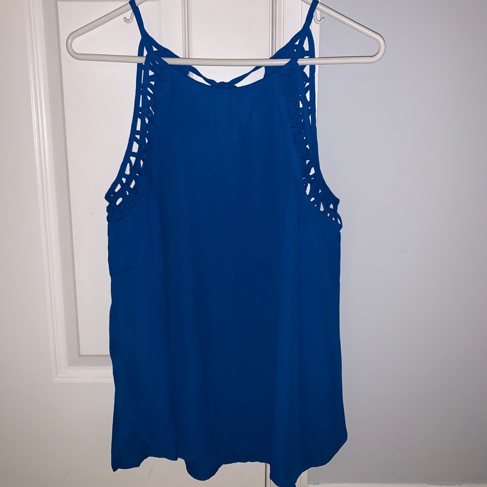 Blue tank